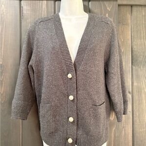 Cabi Women's Cardigan Sweater pearl small